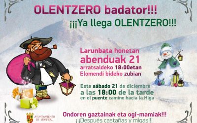 Olentzero badator!!! / ¡¡¡Ya llega el Olentzero!!!