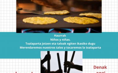 Talo eta txalaparta tailera