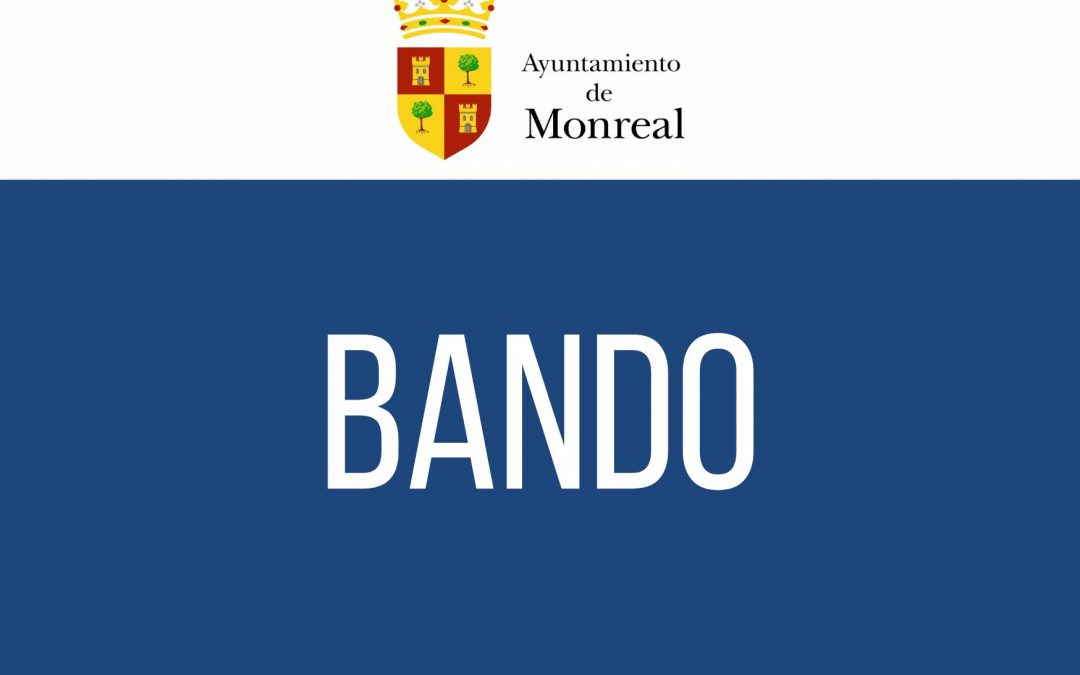 BANDO PEATONALIZACIÓN DE LA CALLE DEL MERCADO Y PLAZA DEL MERCADO